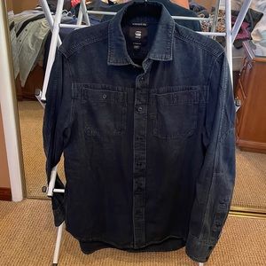 Raw king sleeve button up